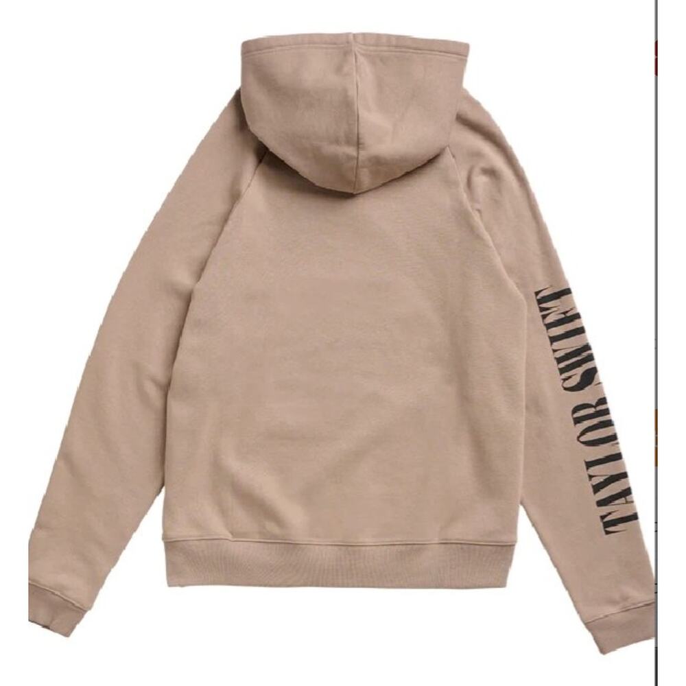 Taylor Swift OFFICIAL 2023 The Eras Tour Taupe Beige Hoodie Sweater S Swiftie - Picture 2 of 7